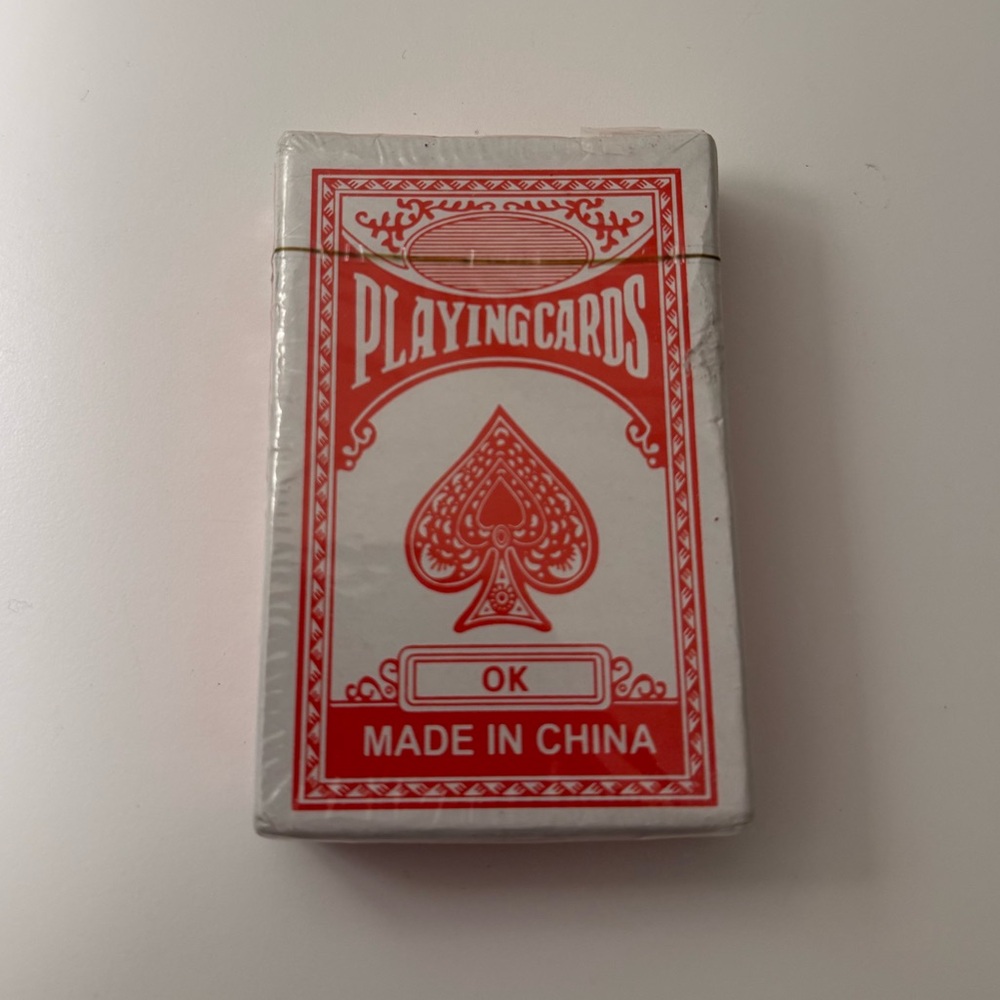 Classic Red Playing Cards